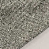Dark Grey Marl Rib Knit, Polyester — photo 3