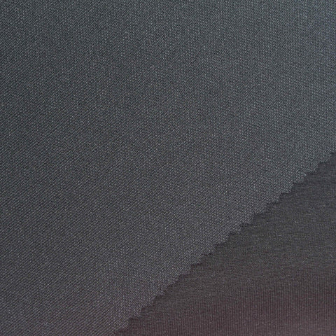Polyester Viscose Stretch Scuba Knit Fabric, 320 gsm, 162 cm — Grey, ref EF-271403