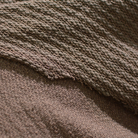 Cotton Polyester Chunky Knit Fabric, 398 gsm, 170 cm — Orange