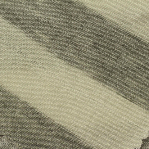 Beige Horizontal-Stripe Jersey Knit, Viscose, 124 gsm
