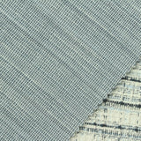 White Horizontal-Stripe Bouclé, Poly-Cotton — photo 3