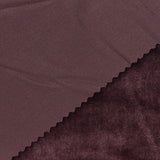 Polyester Stretch Velvet Fabric, 310 gsm, 165 cm — Brown — photo 3