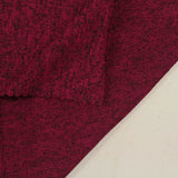 Deep Red Marl Chunky Knit, Viscose-Poly — photo 3