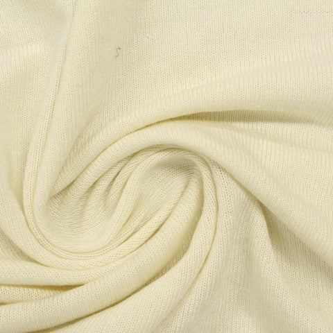 Polyester Acrylic Stretch Jersey Knit Fabric, 240 gsm, 150 cm — Beige