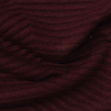 Deep Maroon Textured-Chevron Jacquard, Poly-Viscose — photo 3