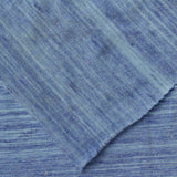 Blue Heathered-Marl Jersey Knit, Cotton-Poly — photo 3