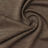 Brown Marl Interlock Knit, Poly-Viscose — photo 3