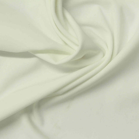 Nylon Stretch Interlock Knit Fabric, 170 gsm, 160 cm — White