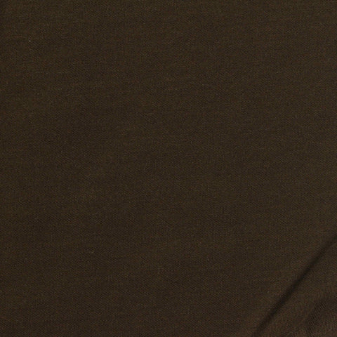 Polyester Cotton Jersey Knit Fabric, 170 gsm, 155 cm — Brown