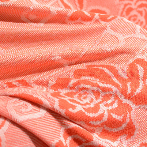 Coral Roses Jacquard, Viscose