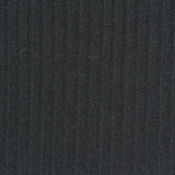 Polyester Stretch Rib Knit Fabric, 230 gsm, 165 cm — Black — photo 3