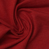 Heathered Red Marl Jersey Knit, Cotton-Poly — photo 3