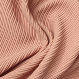 Polyester Stretch Knit Fabric, 260 gsm, 135 cm — Pink — photo 3