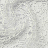 Jacquard 100% Polyester Warp Knit Fabric, 60 gsm, 160 cm — White — photo 3