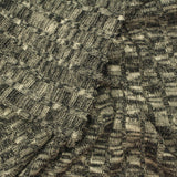 Dark Grey Heather Rib Knit, Poly-Viscose — photo 3