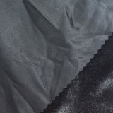 Polyester Stretch Velvet Fabric, 240 gsm, 150 cm — Black — photo 3