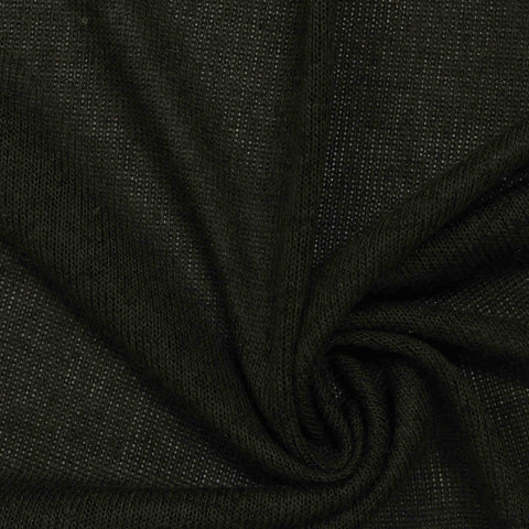 Black Marl Jersey Knit, Viscose-Poly, 170 gsm, 160 cm, ref EF-210211