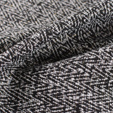 Black Chevron Jacquard, Viscose-Poly — photo 3