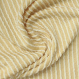 Beige Stripes Jersey Knit, Poly-Viscose — photo 3