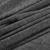 Grey Marl Jersey Knit, Polyester — photo 3