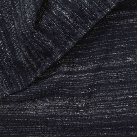 Dark Grey Marl Jersey Knit, Cotton-Poly