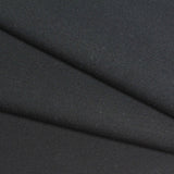 Viscose Nylon Stretch Ponte Knit Fabric, 356 gsm, 160 cm — Black — photo 3