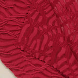Jacquard Polyester Stretch Knit Fabric, 215 gsm, 152 cm — Red — photo 3