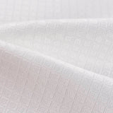 White Tone-on-Tone Diamond Jacquard, Polyester — photo 3