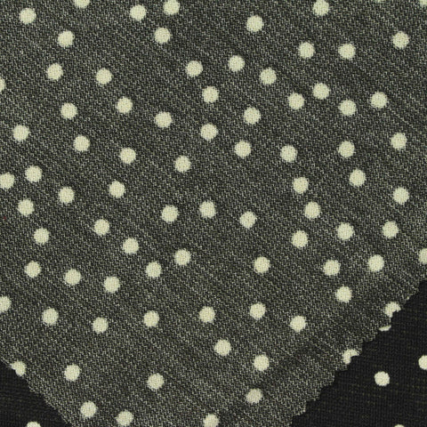White Polka-Dot Mesh, Polyester
