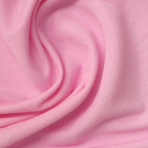 Viscose Nylon Piqué Knit Fabric, 180 gsm, 178 cm — Pink