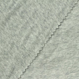 Light Grey Marl Rib Knit, Cotton — photo 3
