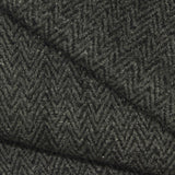 Dark Grey Herringbone Ponte Knit, Viscose-Poly — photo 3