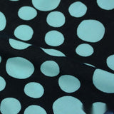 Light Blue Dots Woven, Viscose — photo 3