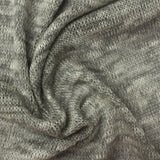 Dark Grey Heathered-Marl Chunky Knit, Viscose-Poly — photo 3