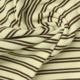 Cream Stripes Knit, Polyester — photo 3