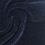 100% Polyester Chenille Fabric, 307 gsm, 166 cm — Navy — photo 3