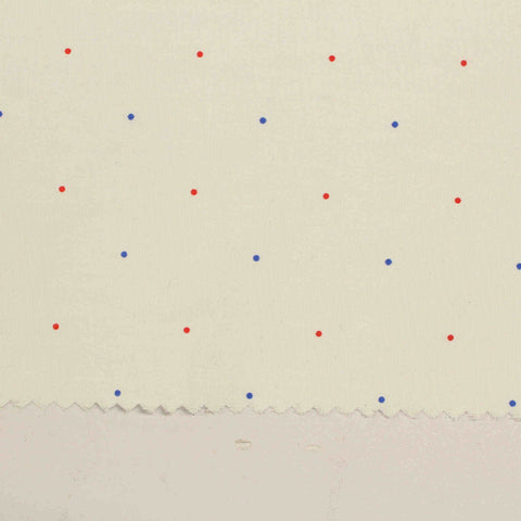 Red Dots Woven, Cotton