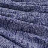 Blue Heathered-Marl Jersey Knit, Poly-Viscose — photo 3