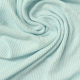 Viscose Stretch Rib Knit Fabric, 170 gsm, 130 cm — White — photo 3