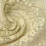 Light Cream Floral Lace, Cotton-Nylon — photo 3