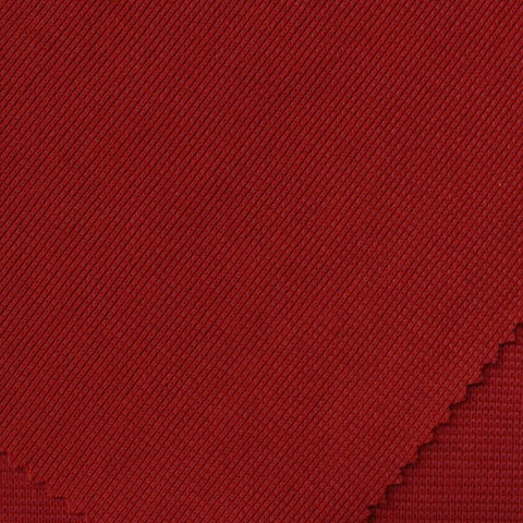 Cotton Nylon Stretch Rib Knit Fabric, 230 gsm, 180 cm — Red