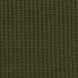 Cotton Tencel Lyocell Waffle Knit Fabric, 260 gsm, 125 cm — Green — photo 3