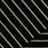 Light Grey Horizontal-Stripe Interlock Knit, Viscose-Acrylic — photo 3
