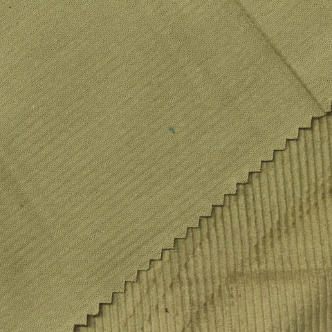 100% Cotton Corduroy Fabric, 255 gsm — Khaki