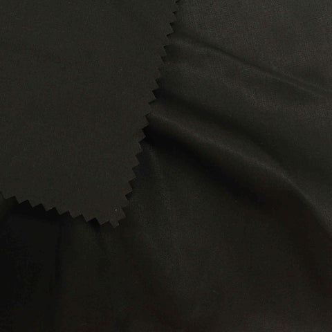100% Cotton Twill Fabric, 156 gsm, 156 cm — Black