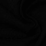 Jacquard 100% Polyester Knit Fabric, 240 gsm, 160 cm — Black — photo 3