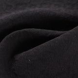 Plaid Viscose Polyester Woven Fabric, 347 gsm, 146 cm — Black — photo 3