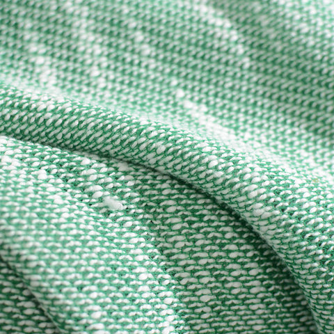 Green Marl Chunky Knit, Cotton-Poly