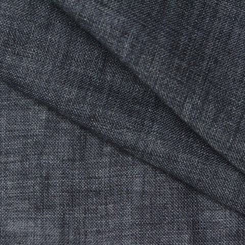 Dark Blue-Grey Marl Woven, Linen