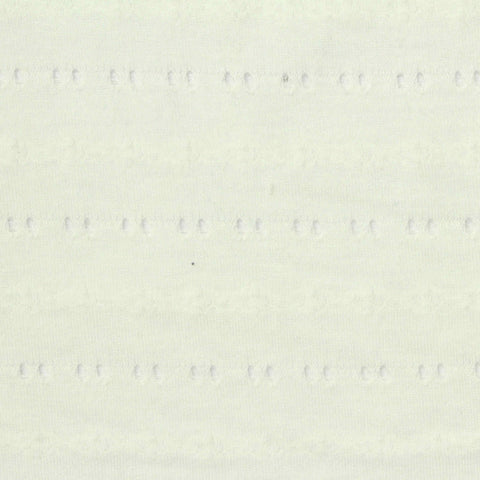 Cream Small-Eyelet Jacquard, Poly-Viscose